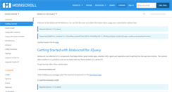 Desktop Screenshot of docs.mobiscroll.com